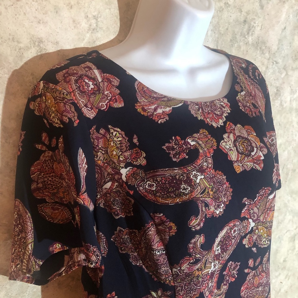 Signature Studio Tappered Blue Dress - Picture 5 of 12